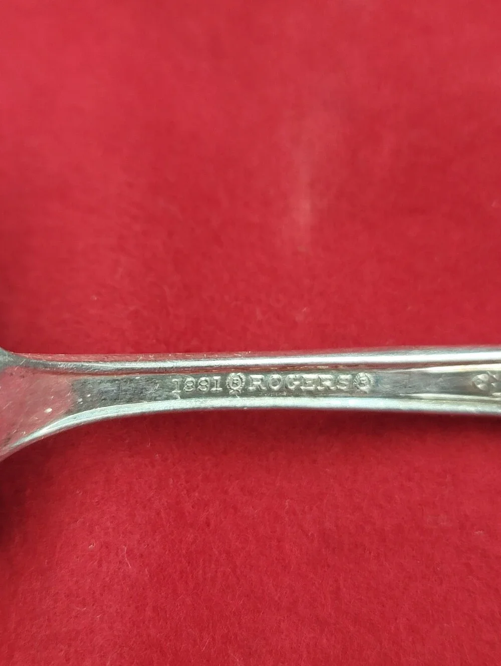 Vintage 1881 Rogers Oneida Silver Plate Silverware Flatware 49 Piece Set